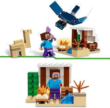 LEGO 21251 Minecraft Steves Wüstenexpedition für 6,79€ (statt 10€)