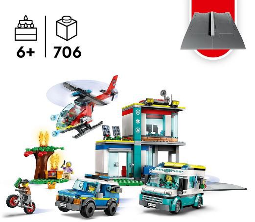 LEGO City 60371 Hauptquartier der Rettungsfahrzeuge ab 39,99€ (statt 55€)