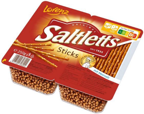 18er Pack Lorenz Saltletts Sticks Classic, je 250g ab 19,28€ (statt 39€)