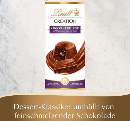 Lindt Creation Chocolat de Luxe Tafel, 150g für 2,77€ (statt 4€)