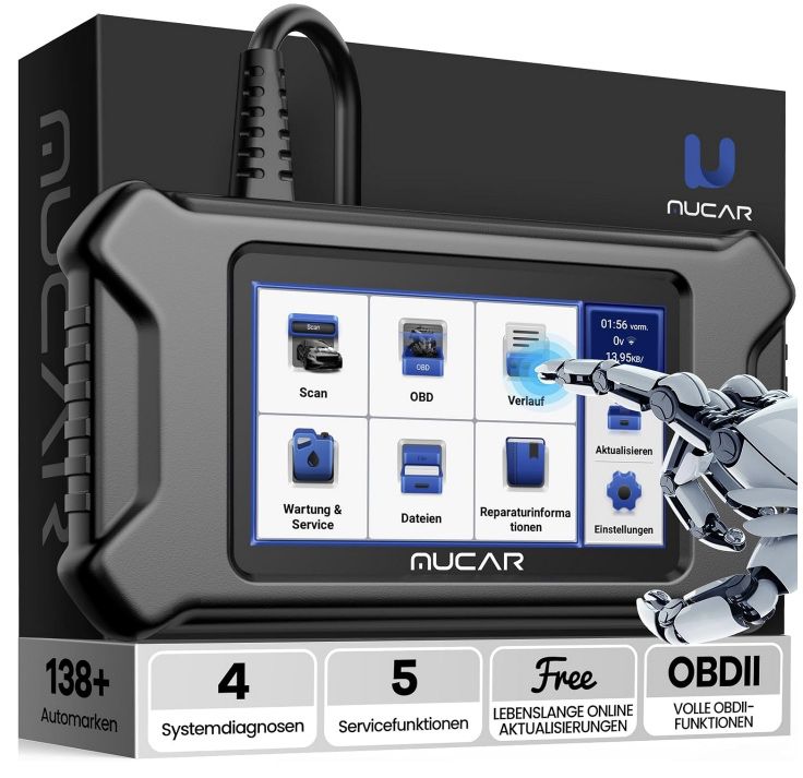 MUCAR CS4 OBD2 Diagnosegerät mit 4 Systemdiagnosen für 69,99€ (statt 118€)