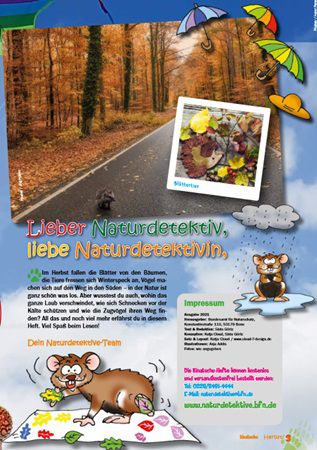 Kostenlos: Naturschutz Magazine Kinatschu für Kinder