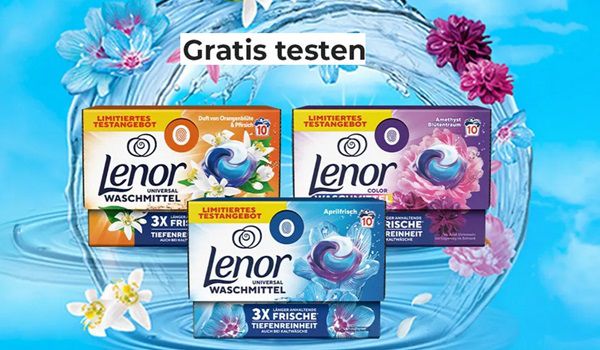 Lenor Waschmittel gratis ausprobieren