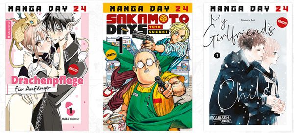 Erinnerung: Gratis: MANGA DAY 2024 – kostenlose Leseproben zum Abholen