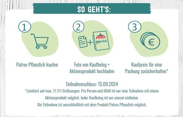 Update! Patros: Pflanzlichen Käse gratis ausprobieren