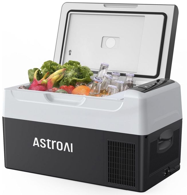 AstroAI elektr. 22L Kompressor Kühlbox/Gefrierbox (12 / 24 / 230V) für 147,89€ (statt 200€)