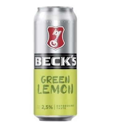 24x 0.5L BECKS Green Lemon Dosenbiermischgetränk für 18€ (statt 25€)   0,75€ pro Dose