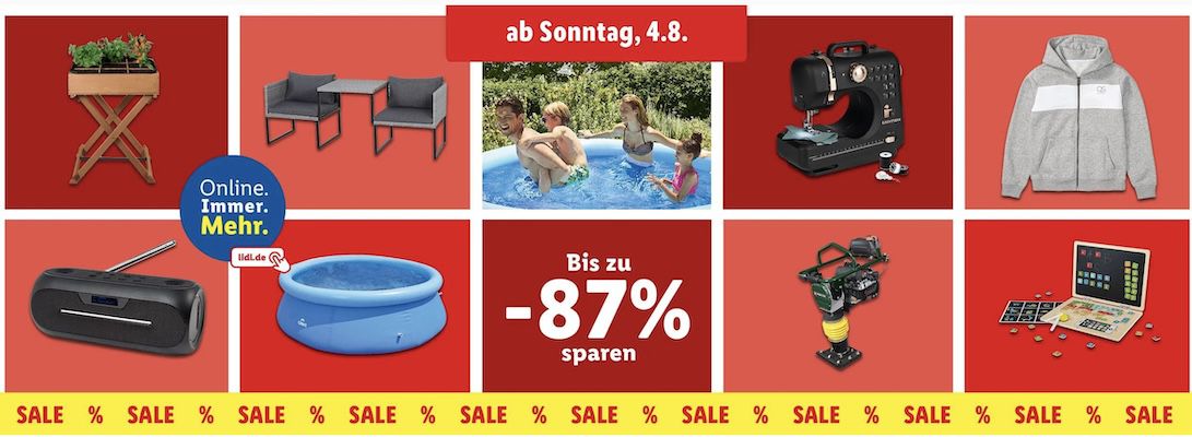 ☀️LIDL: Summer Sale mit bis  87% z.B. Silvercrest Heißluftfritteuse für 25,94€ (statt 45€)