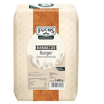 1,4kg Fuchs Professional   Burger Gewürzzubereitung für 15€ (statt 18€)