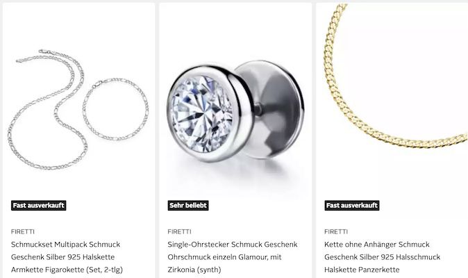 OTTO: 20% extra auf Herrenschmuck z.B. FIRETTI Armschmuck ab 22,39€ (statt 31€)