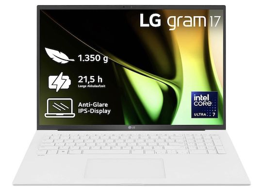 💻LG Gram 17 Notebook intel U7 & 16GB/1TB für 1.319€ (statt 1.629€)