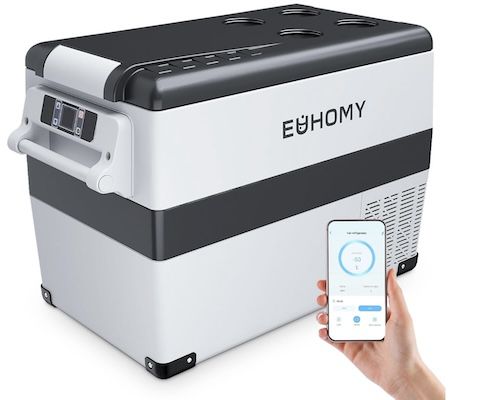 🧊EUHOMY 12V 45L Kühlbox mit App Steuerung für 195,49€ (statt 230€)