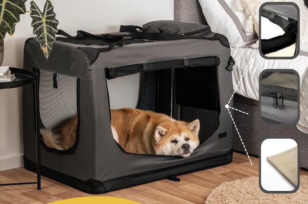 🐶lionto faltbare Hundetransportbox mit 70x52x50 cm für 41,89€ (statt 50€)