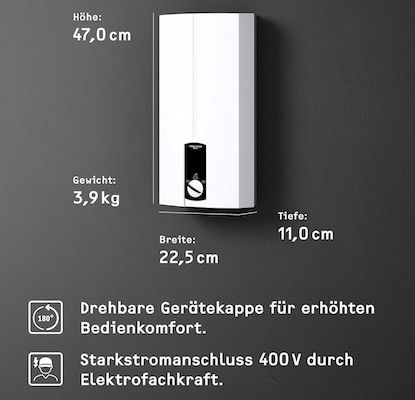 Stiebel Eltron DHB 18 ST Durchlauferhitzer für 199,99€ (statt 367€)