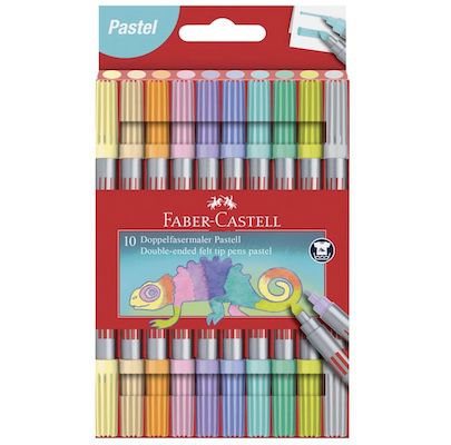 10er Pack Faber Castell Filzstifte farbsortiert für 2,62€ (statt 7€)