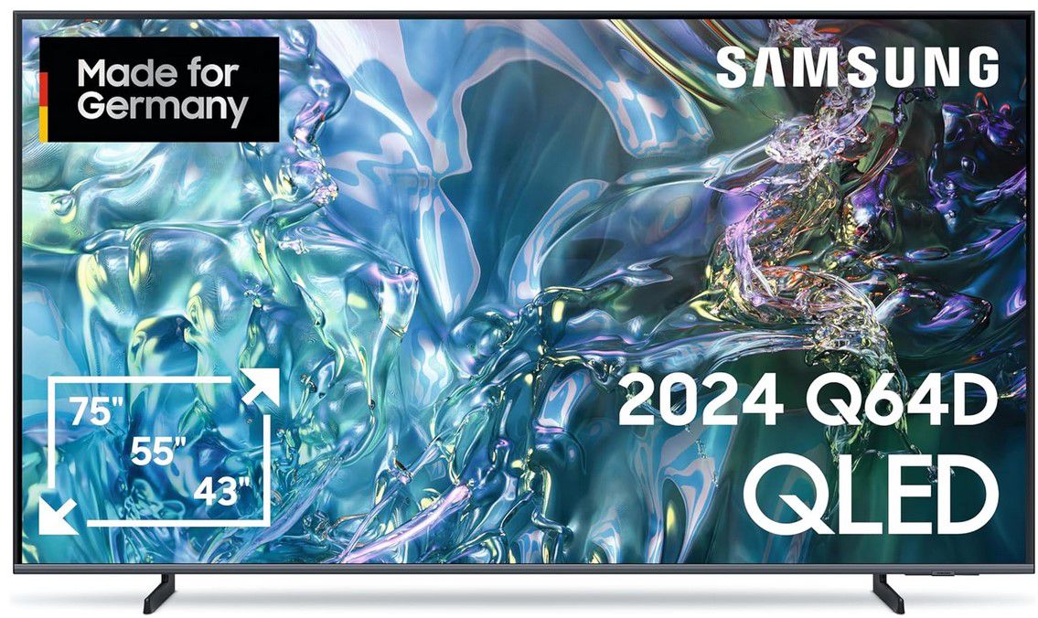 Samsung GQ Q64DAU 55 UHD QLED TV für 629€ (statt 699€)