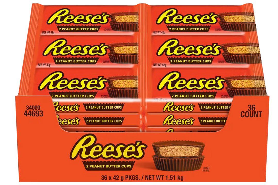 36er Pack Reeses Peanut Butter Cups á 42g für 33,90€ (statt 43€)