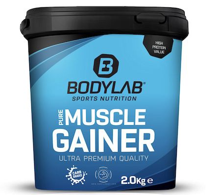 2kg Bodylab Pure Muscle Gainer für 32,99€ (statt 46€)