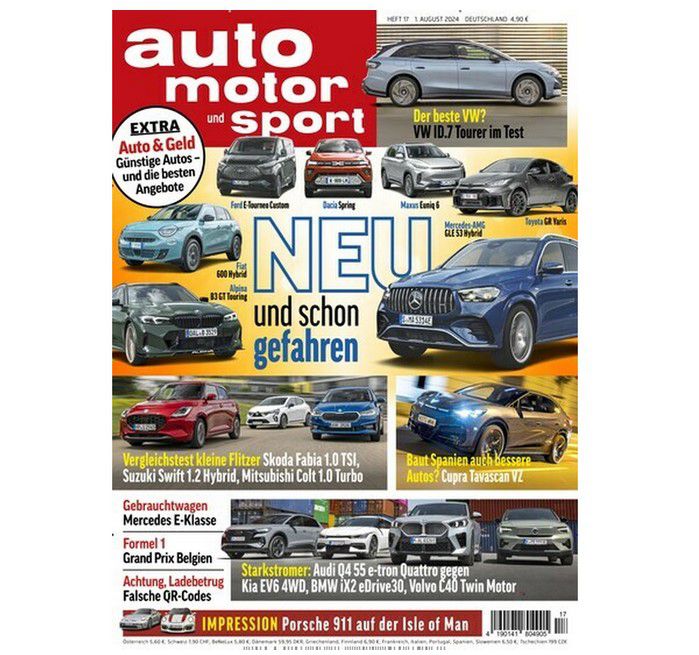 13 Ausgaben auto motor und sport – Halbjahresabo für nur 9,90€ (statt 68€)