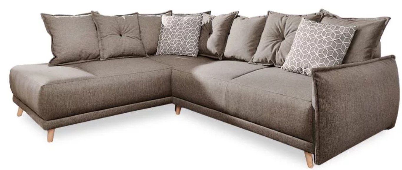 MID YOU Eckschlafsofa LAZY LUKKA 190/235 cm für 648,95€ (statt 999€)