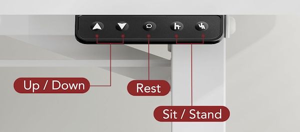 Sanodesk höhenverstellbarer Schreibtisch inkl. Tischplatte (110 x 60cm) für 78,99€ (statt 96€)