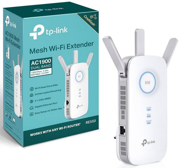 TP Link RE550 WLan Dualband Repeater für 29,99€ (statt neu 51€)