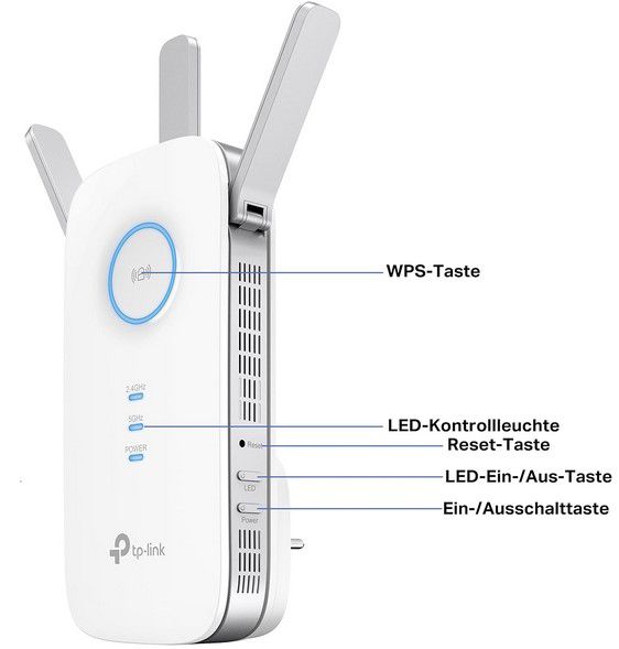 TP Link RE550 WLan Dualband Repeater für 29,99€ (statt neu 51€)