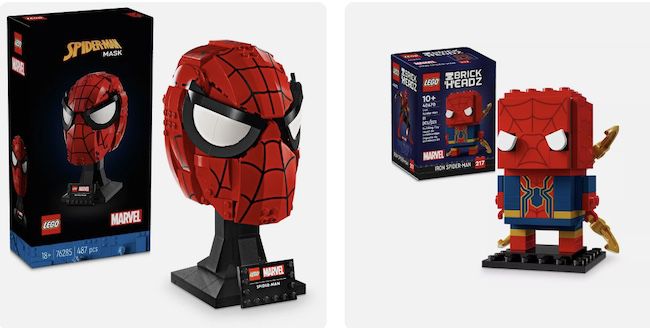 eBay: 15% Rabatt auf Marvel   z.B. LEGO Spider Man Maske 55,24€ (statt 69€)