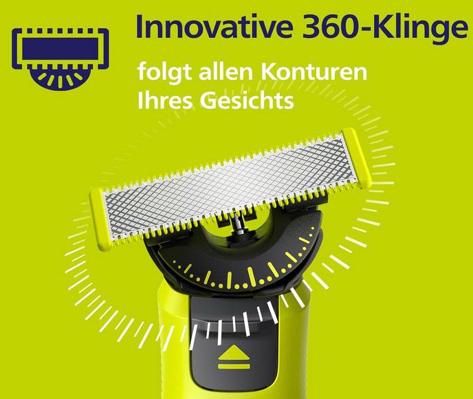 3x Philips OneBlade 360 Ersatzklingen für 19,35€ (statt 30€)