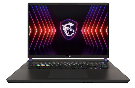 MSI Vector 17 HX Gaming Notebook mit 2 TB + RTX 4090 für 2.855,99€ (statt 3.199€)