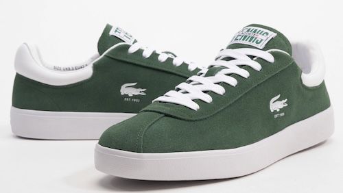 🐊 Lacoste Baseshot Sneaker aus Wildleder für 61,30€ (statt 70€)