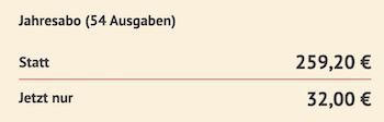 📰 54 Ausgaben Bunte im Jahresabo für nur 32€ (statt 259€)