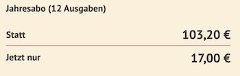 12 Ausgaben ELLE für 17€ direkt reduziert (statt 103€)