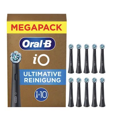 🦷 10er Pack Oral-B iO Ultimative Aufsteckzahnbürsten für 50,34€ (statt 69€)