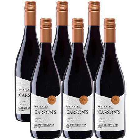 6 Flaschen Carsons Cabernet Sauvignon Shiraz ab 13,49€ (statt 18€)