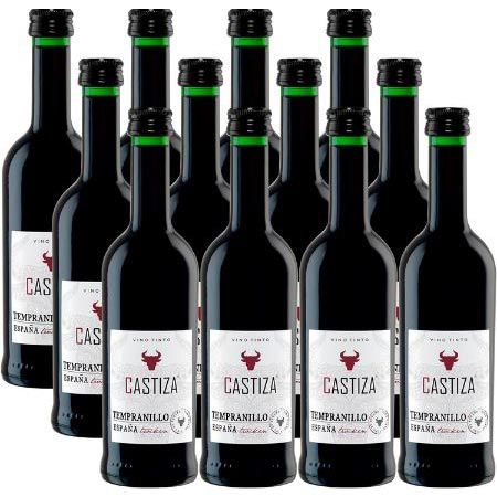 12er Pack Castiza Tempranillo Rotwein, trocken, 0,25L ab 11,69€ (statt 16€)