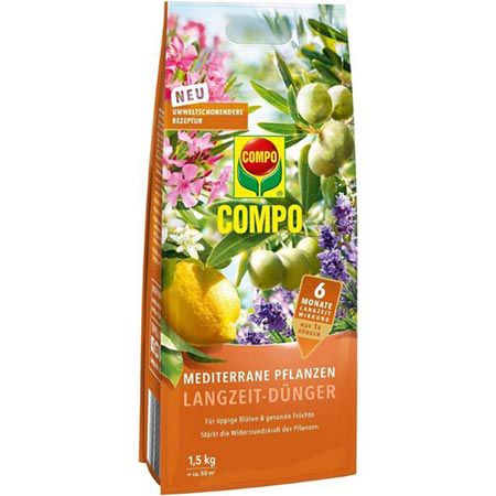 1,5Kg Compo Mediterraner Pflanzen Langzeit-Dünger für 12,69€ (statt 17€)