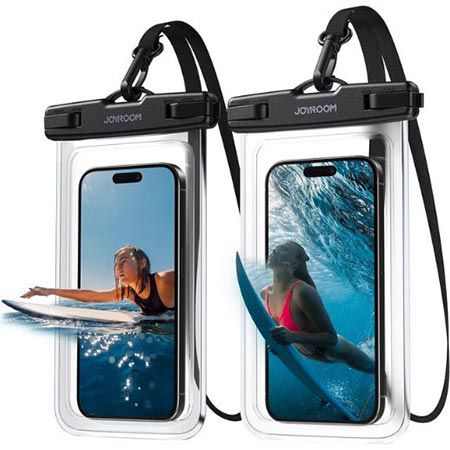 2er Pack Joyroom Wasserdichte Handyhülle bis 7 Zoll für 5,99€ (statt 15€)