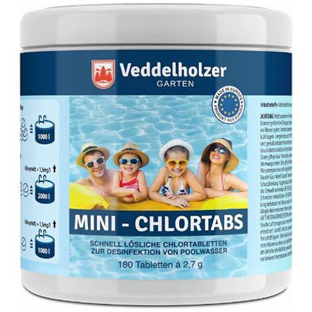 Veddelholzer 180 Mini Chlortabletten für 16,10€ (statt 22€)