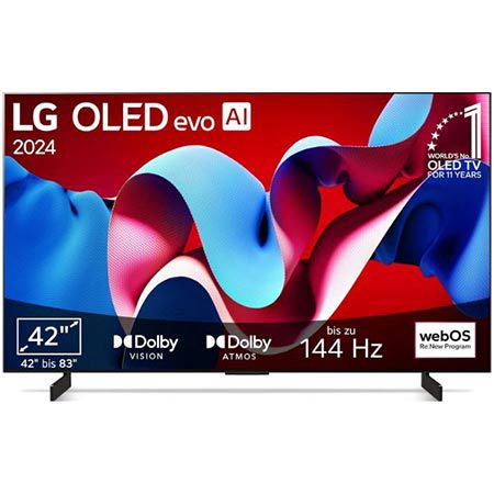 😍 LG OLED42C47LA 42″ OLED evo Smart TV für 799€ (statt 977€)