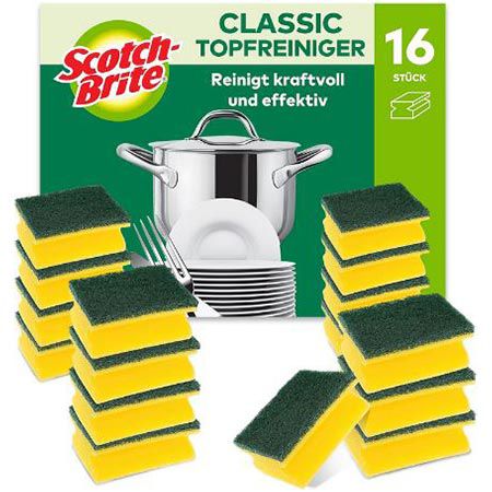 16er Pack Scotch Brite Classic Topfreiniger ab 7,98€ (statt 11€)