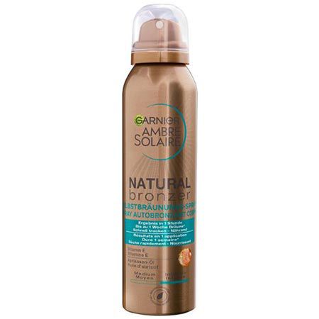 Garnier Ambre Solaire Natural Bronzer Selbstbräunungs Spray ab 5,47€ (statt 9€)