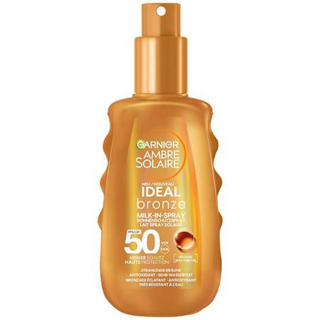 Garnier Ambre Solaire Ideal Bronze Milk in Spray, LSF50 für 6€ (statt 11€)