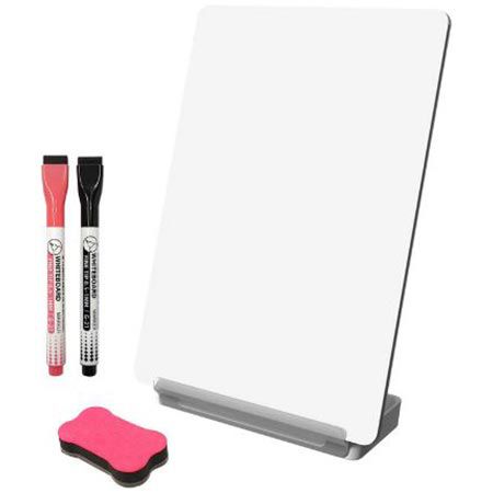 Yagee Schreibtisch Whiteboard mit Handy Halterung, 24×17cm für 11,54€ (statt 18€)