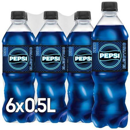 🥤 6er Pack Pepsi Electric Blue – Zero Zucker, 0,5L für 4,24€ (statt 7€)