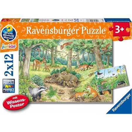 Ravensburger Tiere im Wald & auf der Wiese Puzzle für 7,49€ (statt 12€)