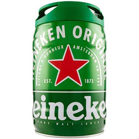 🍺 5L Heineken Pils Draught Keg Bier Fass mit Zapfhahn ab 15,19€ (statt 22€)