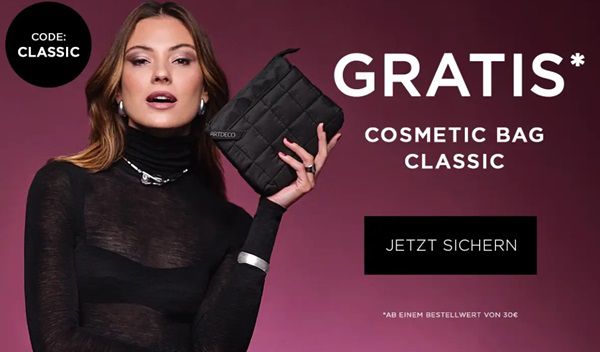 ARTDECO: ab 30€ Bestellwert GRATIS Cosmetic Bag Classic dazu