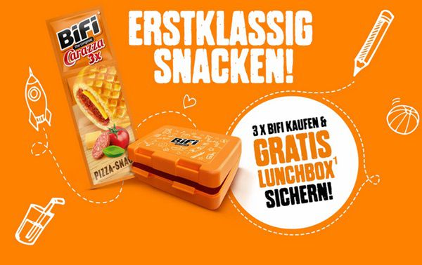 Geht noch! BiFi Produkte kaufen   BiFi Lunchbox gratis abholen