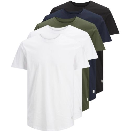 Jack & Jones T Shirt 5er Pack für 33,53€ (statt 50€)